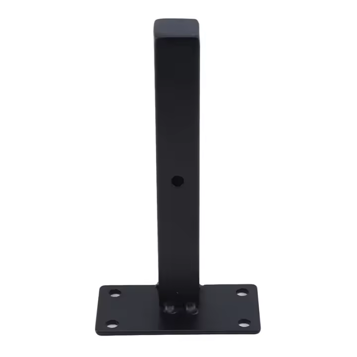 Soporte De Pared Triangular Negro Fijo Para Microondas Accesorios De Hardware Trabajar Con Hierro Material De Hierro Y Madera - 1