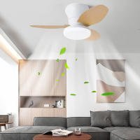 Lalumia LED Ventilador de Techo con Luz LED RXFL8001 - 880mm, Madera Clara, 40W, Temperatura Ajustable 3000K-6000K, 6 Velocidades, Madera Clara - details 1