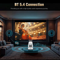 Proyector Mini Autoenfoque Magcubic HY310 Native 1080P 330ANSI 4K Android 11 Con Wifi6 BT5.4 Air Mouse Voz Para Películas Al Aire Libre - details 17