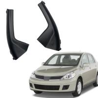 Par De Cubiertas Exteriores Para Parachoques De Nissan Versa Sedán Y Hatchback Tiida Latio C11 Accesorios De Coche LHD - details 0