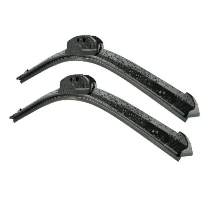 Limpia Parabrisas De Coche 1Pc Limpia Universal De Goma Suave Sin Marco Bracket Instalación Frontal Izquierda Y Derecha - 1