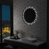 vidaXL Espejo de Baño con LED Accesorio de Maquillaje Tocador para Hogar Dimensiones 60 cm, 70 cm, 80 cm - details 2