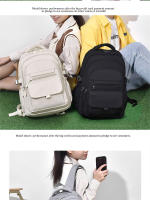 Mochila Oxford multicapa impermeable y elegante, mochila de gran capacidad para estudiantes, viaje Simple, fuera de la ciudad - details 12