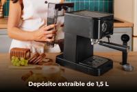Cafetera express Cecotec Power Espresso 20 Pro para café espresso y cappuccino, con 20 bares presión y vaporizador orientable. Fácil control, depósito agua 1,5 Litros, superficie calienta tazas. No incluye la taza. - details 5