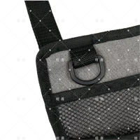 Bolsa de almacenamiento colgante para andador de rehabilitación doméstica con múltiples bolsillos, bolsa colgante para almacenamiento de silla de ruedas - details 7