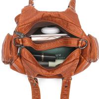 Nueva Moda Bolso De Hombro Para Mujer De Cuero Suave De Alta Calidad Marca Famosa Diseñador Bolso De Mano De Lujo Bolsos De Hombro Casual Con Decoración De Rivet - details 35