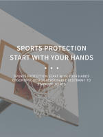 Protector De Dedos Deportivo Corregidor De Mano Para Baloncesto Soporte De Esguince Fractura Y Desplazamiento Tallas S/M/L Color Negro - details 7