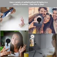 Luz De Billetera Magnética Mini Para iPhone 12 13 14 15 Serie LED Cube Con Clip Para Maquillaje Vlog Luz De Video De Cámara - details 15