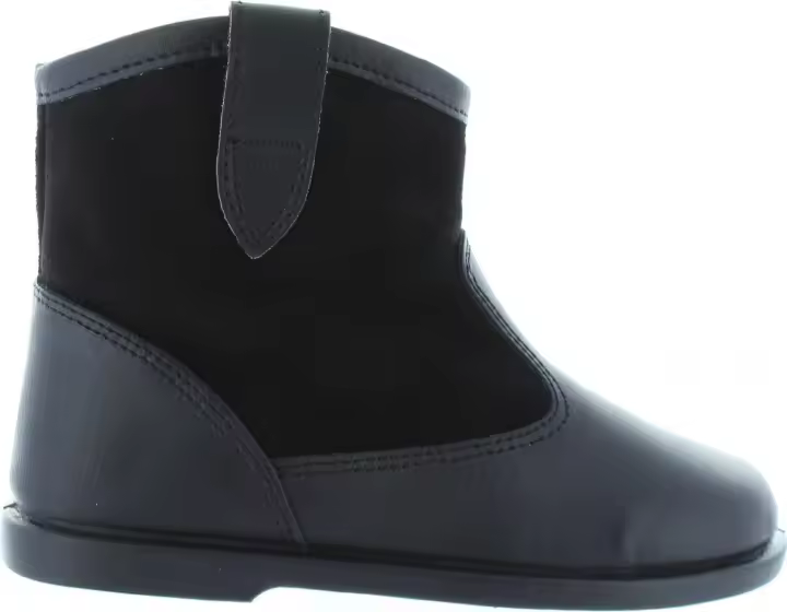 Botas de Niña GARATTI AN0085 NEGRO - Diseño con Flores - 1