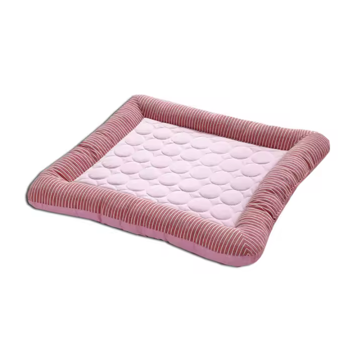Alfombra De Enfriamiento Para Perros Y Gatos Alfombra De Sueño Para Mascotas Material De Seda Hielo Suave Y Transpirable Para Verano Tamaño S/M/L Peso Ligero - 1