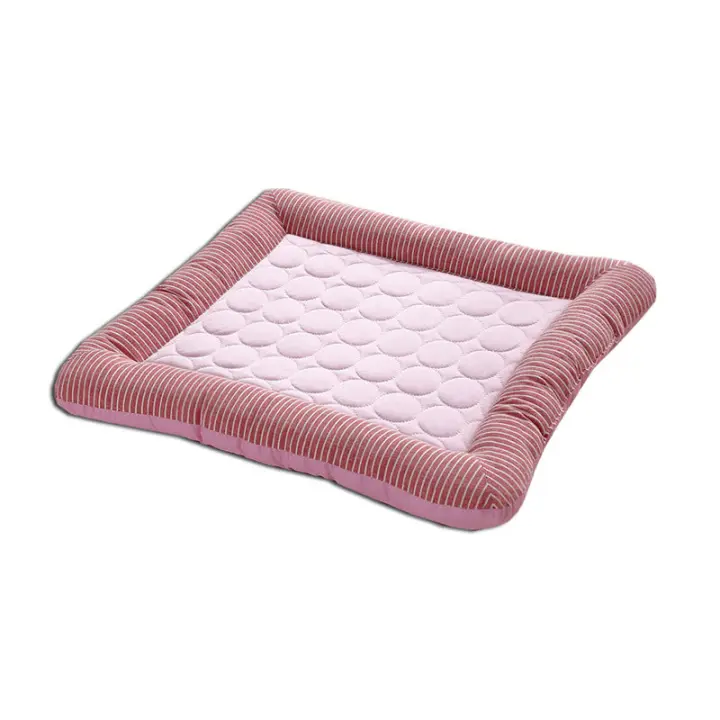 Alfombra De Enfriamiento Para Perros Y Gatos Alfombra De Sueño Para Mascotas Material De Seda Hielo Suave Y Transpirable Para Verano Tamaño S/M/L Peso Ligero - 1