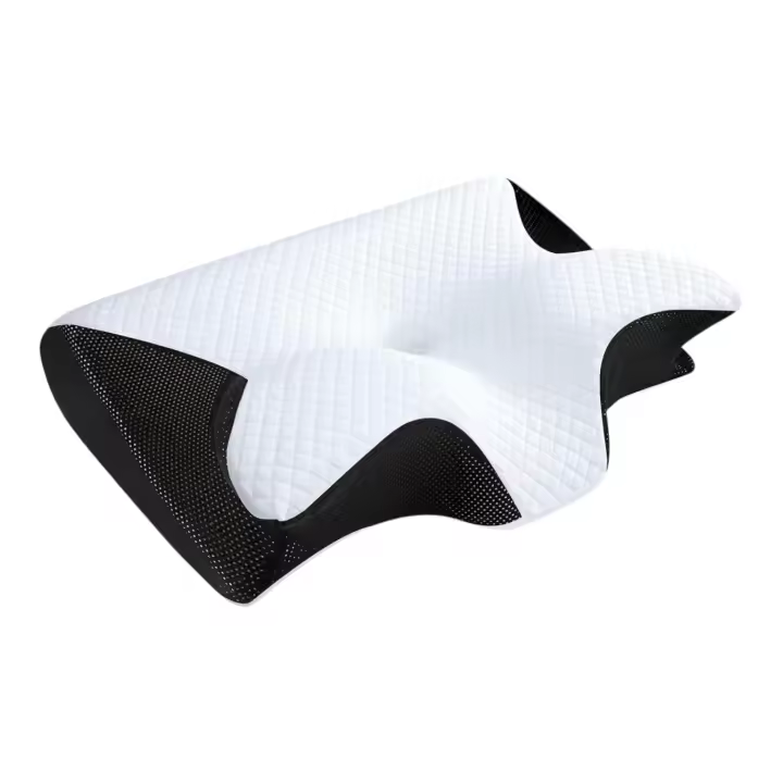 Mikomika Almohada Cervical, 2 en 1 Almohada Ergonómico Espuma de Memoria Almohada para Soporte de Cabeza/Cuello/Hombro, Relajación y Alivio del Estrés, 60x40x12/14cm - 1