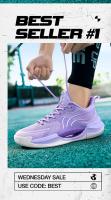 Nuevos 2024 Zapatos De Baloncesto Para Hombres Zapatillas Deportivas Antideslizantes Entrenamiento Fitness Botas De Baloncesto Zapatillas De Baloncesto - details 10