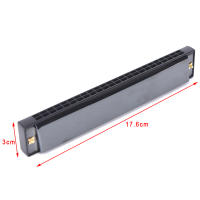 Harmonica Profesional De 24 Agujeros Para Principiantes Instrumento Musical De Metal Organ Blues Harp Harmonium - details 4