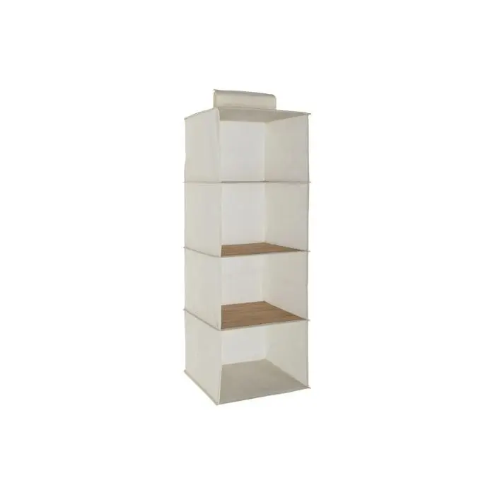 ORGANIZADOR BAMBU TELA 30X30X84 COLGANTE NATURAL - 1