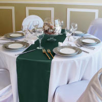 Corredor De Mesa De Satén Para Boda Y Fiesta 12x108 Pulgadas Decoración De Hogar Y Eventos Cubierta De Mesa Personalizada - details 5