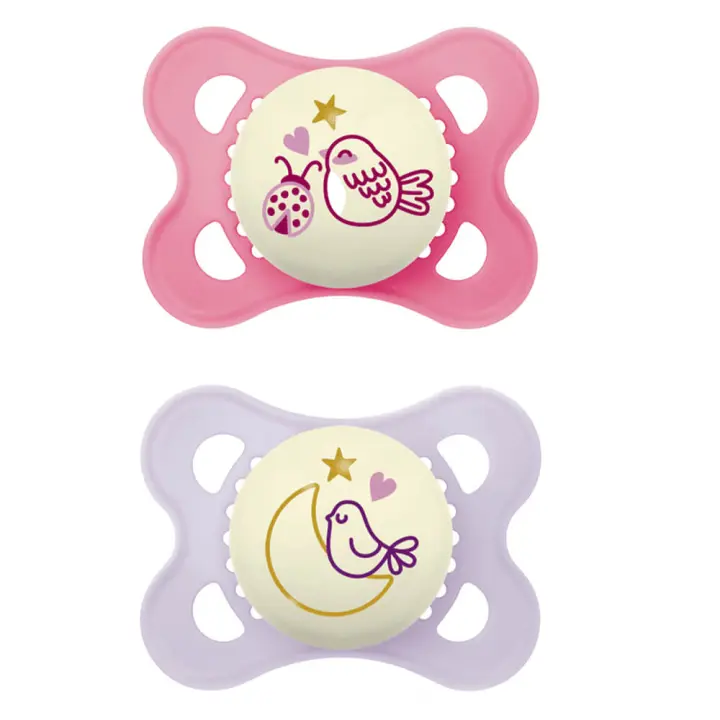 Mam Chupete Original Pure Night 2-6 M 2 Unidades Rosa - 1