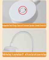 Luz De Lectura Portátil Mini LED Ajustable Con Protección Ocular Para Libros Y Estudio Batería Incluida Para Dormitorio - details 4