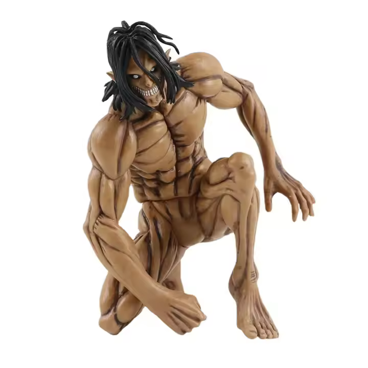 Figura De Acción Attack on Titan Eren Jaeger Giant Ver. Coleccionable Modelo Muñeca Juguetes Para Niños Regalo De Navidad - 1