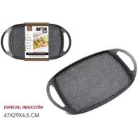 - Parrilla Antiadherente Plancha Lisa-Plana Especial Induccion Adpto. a Todo tipo cocinas - details 2