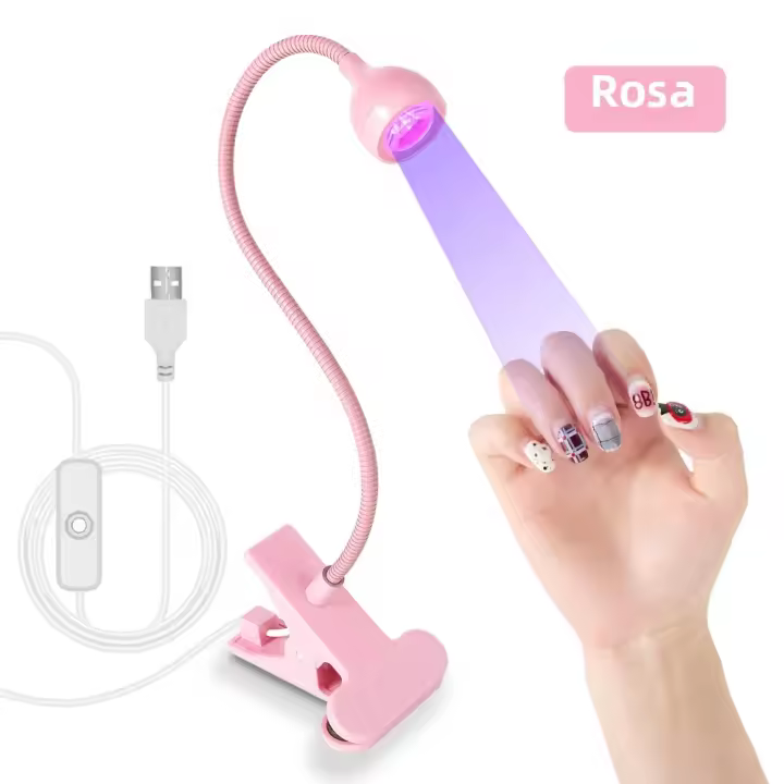 Lámpara LED UV Para Uñas Mini Portátil Con USB Secador De Luz UV Para Pintura De Uñas Gel Y Manicura En Salón De Belleza - 1