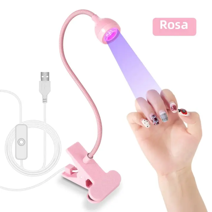 Lámpara LED UV Para Uñas Mini Portátil Con USB Secador De Luz UV Para Pintura De Uñas Gel Y Manicura En Salón De Belleza - 1