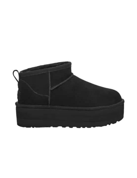 Bota Ugg Classic Ultra Mini Plataform Mujer Negro - 1