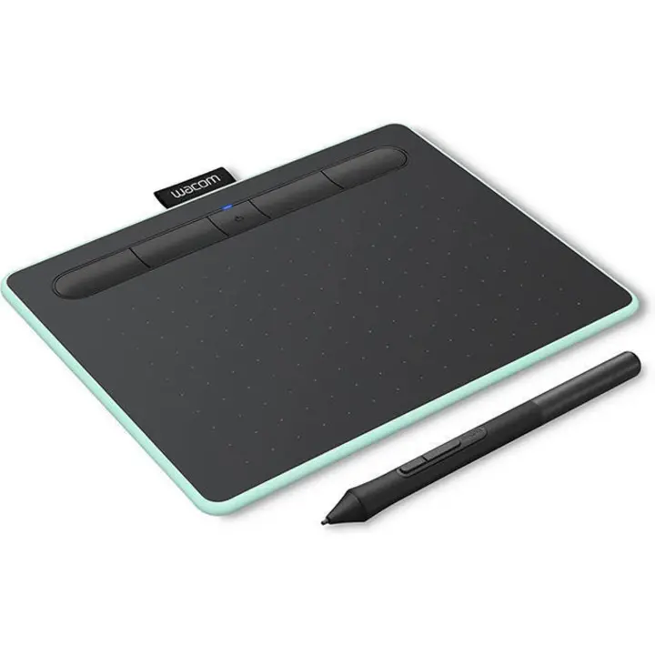 Tableta Gráfica Wacom Intuos CTL-4100WLE-S – Bluetooth, Lápiz Sin Pilas con 4096 Niveles de Presión, Área Activa 7", Ideal para Dibujo Digital, Edición y Diseño - 1