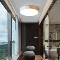 Luz de Techo LED Moderna Madera Ø30cm - 18W Natural  Lámpara empotrable de techo, lámpara de techo moderna de 12 pulgadas, adecuada para armario, dormitorio, pasillo, color blanco - details 5