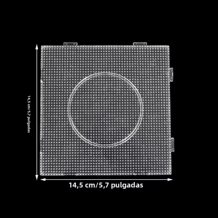 Plantilla De Bolas De Fusión Para Juegos De Mesa 2.6MM PE Transparente Para Tablero De Pinos Grandes Y Rompecabezas Circular Para DIY - 1