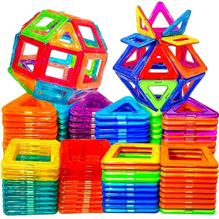 Bloques De Construcción Magnéticos De Tamaño Grande Juguetes STEM Educativos Set De Construcción Aprendizaje Regalo De Cumpleaños Y Navidad Para Niños - 1