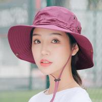Gorro De Pesca Unisex Para Exteriores Protección Solar Con Cordón Y Cola De Mosca Militar Sombrero De Verano Con Protección UV - details 4