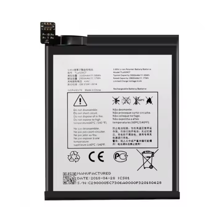 IMATICA LOS PALACIOS Batería TLP029C7 Compatible Alcatel 3C 2019 3000 Mah - 1