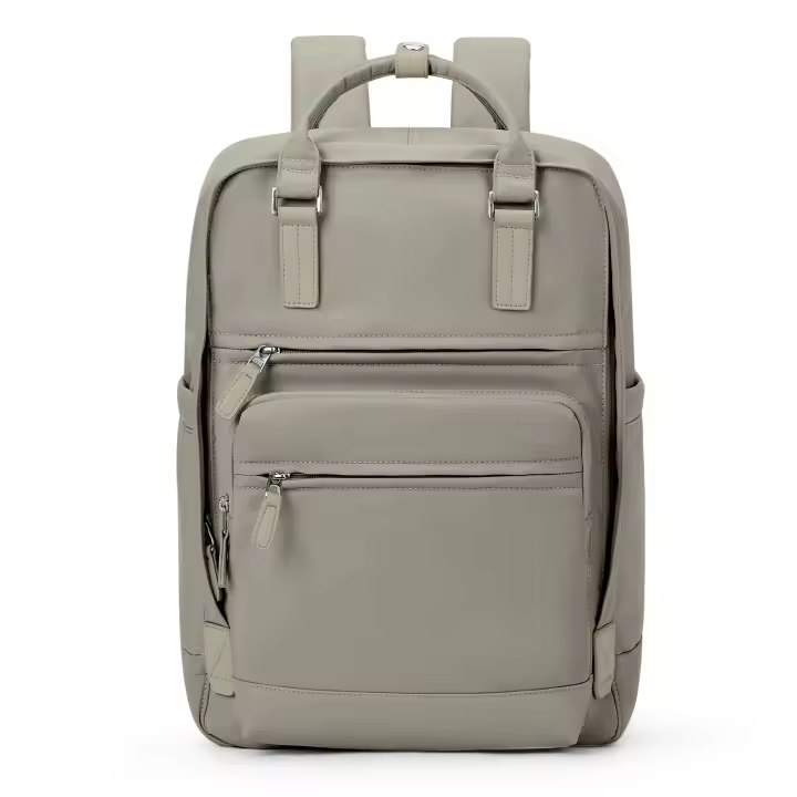 Mochila Para Laptop De 15.6 Pulgadas Estilo Coreano Vintage Bolsa De Viaje Mochila De Negocios Para Hombres Y Mujeres Bolsa Escolar - 1