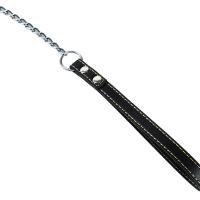 Correa De Metal Duradero Antigolpes Para Perros Pequeños Medianos Y Grandes Con Manija De Cuero PU Y Cadena De Hierro Accesorios Para Mascotas - details 9