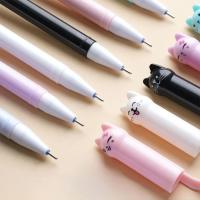 Set De 36 Rotuladores De Goma Con Punto Fino De 0.5mm Y Tinta De Gel Refillables En 6 Colores Calientes Estilo De Gato Erasables - details 4