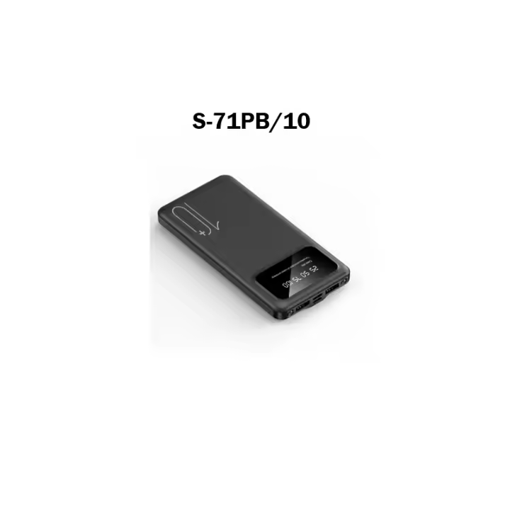BATERÍA PORTATIL POWER BANK. 10.000mAh. CARGA HASTA 2 DISPOSITIVOS. VOLTAJE 5V. CARGA RÁPIDA. LIGERA. - 1