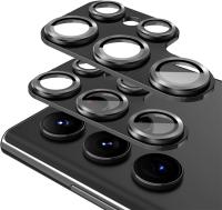 2PCS Protector De Lente De Cámara De Vidrio Templado Metálico Para Samsung Galaxy S24 S22 Ultra S23 plus S24Ultra S24Plus Film Cubierta Para Lente - details 0