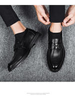 Zapatos De Cuero Para Hombre Mullidos Transpirables Zapatos De Business Casual Con Cubierta De Cuero Suave Suela Suave Para Otoño - details 7