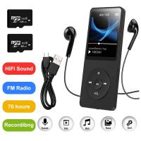 Reproductor MP3 Bluetooth 5.0 Sport 64GB con pantalla TFT a color de 1,5 pulgadas, mini reproductor de música con clip, admite tarjeta SD de hasta 128GB, con botón de volumen independiente, radio FM, podómetro - details 1