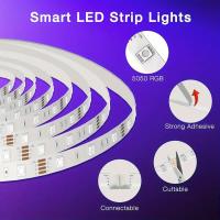 Tiras LED 5050 RGB De 1M/3M/5M Control Remoto Bluetooth APP Para Decoración De Fiesta Sala De Estar Dispositivo Inteligente LED Strip Lights - details 2