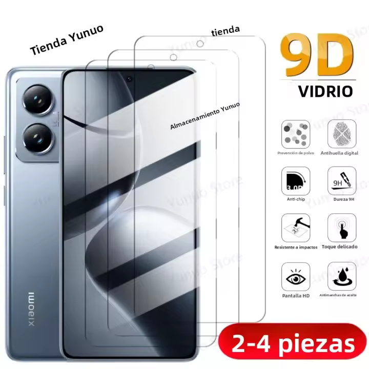 Protector De Pantalla De Vidrio Templado Para Xiaomi 14T pro 12T 11T 13T pro Película Protectora HD Para Mi 14T pro Anti-Arrugas Y Alta Definición - 1