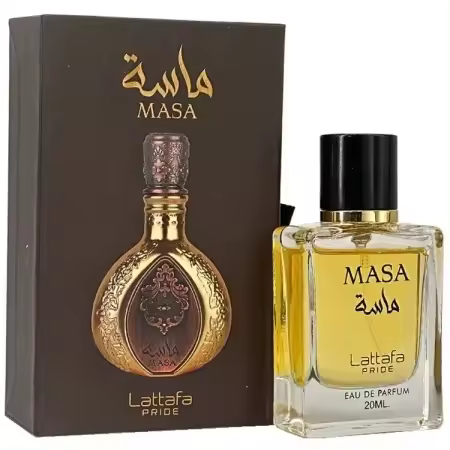 Perfume arabe unisex Masa Lattafa Pride 20ml , Fragancia femenina y masculina duradera,oriental,fresca,Colonia de hombre y de mujer pequeña , Ideal para el bolso , Tamaño pequeño 20ml NOVEDAD - 1