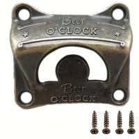 Abrepuertas Retro Para Cocina Y Bar Con Diseño De "Beer O'Clock" Montado En La Pared Herramientas Para BBQ DIY Pack De 1/5/10 Piezas Metal Zinc - details 3