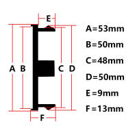 4Pcs/lot Cubiertas De Eje De Rueda Para Coche 53mm ABS Sin Logo Decoraciones Exteriores Para Rines Accesorios De Auto Antipolvo - details 0