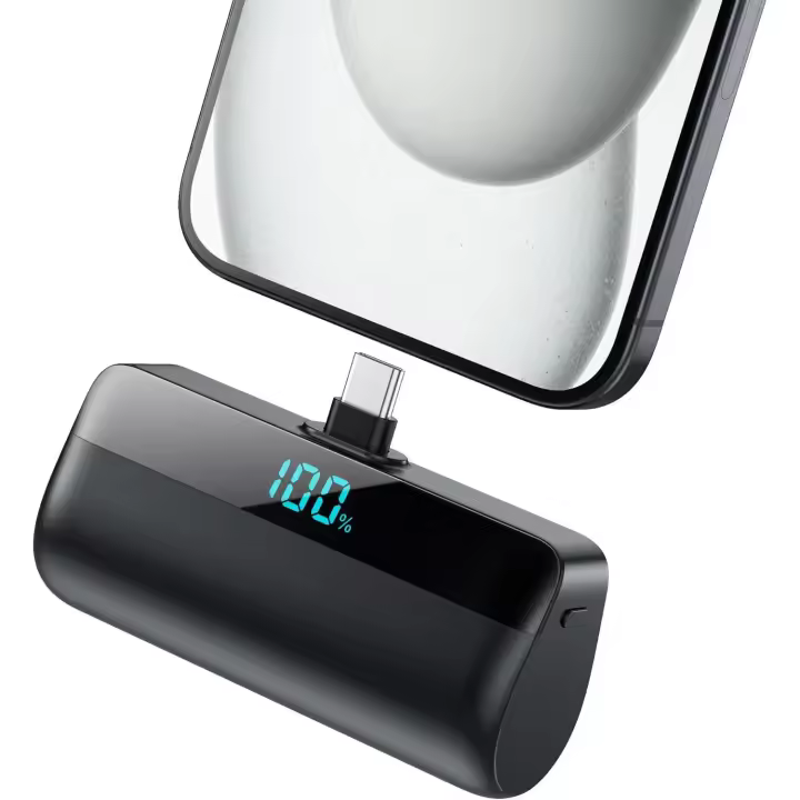 Mini Power Bank, 5200mAh USB C Cargador Portátil Ultra Compacto Batería Externa Powerbank con Pantalla Digital ,  Compatible Samsung, iPad Pro/Air etc - 1