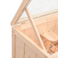 vidaXL Jaula para hámster madera maciza abeto 60x30x35 cm - details 6