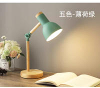 Lámpara De Escritorio Creativa Nórdica Con Cabeza Giratoria De Madera LED Protección Ocular Para Lectura Y Dormitorio - details 9
