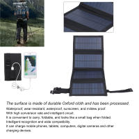 Panel Solar USB Plegable De 20W De Polícrystalino Para Cargador Portátil Para Exteriores - details 1