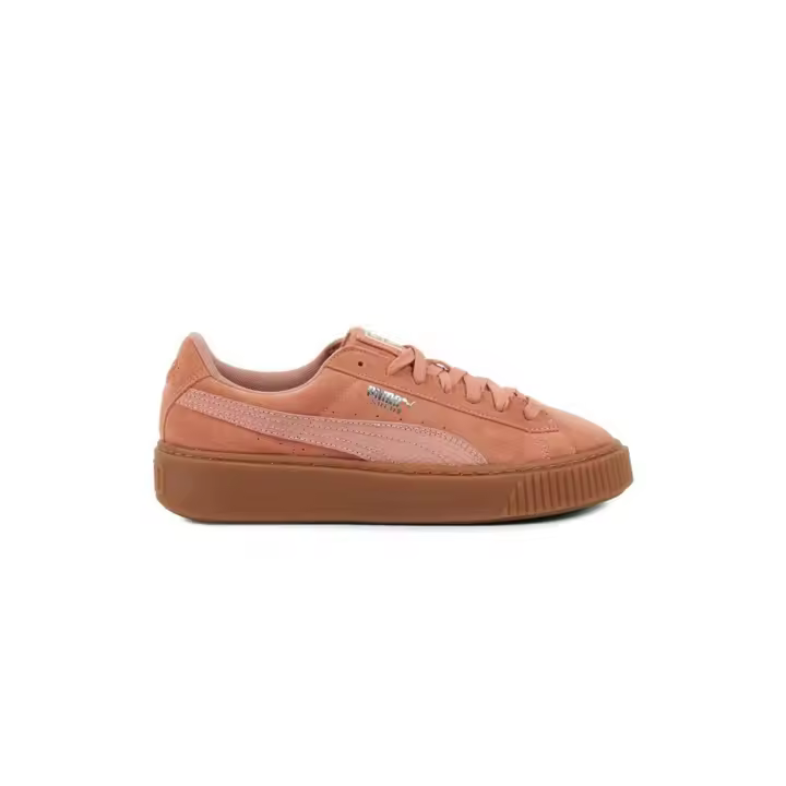 Zapatilla Mujer Puma Suede Platform Animal Rosa - 1